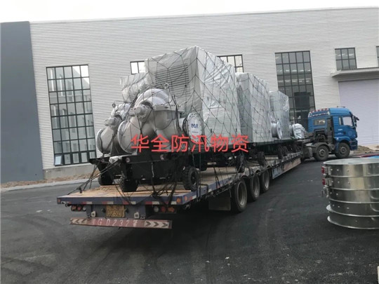 華全防汛物資發貨!大流量雙吸中開水泵機組配備濰柴國三發動機